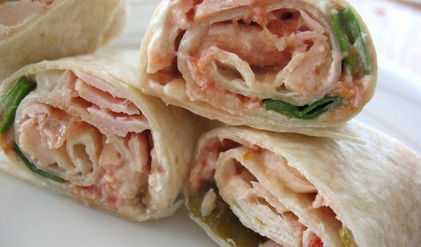 Salsa Tuna Roll Ups Recipe :: YummyMummyClub.ca